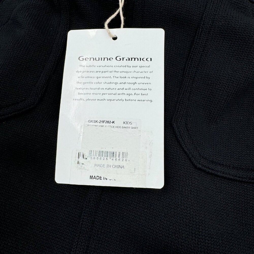 NWT - Gramicci Baker Black Fleece Skirt With Adjustable Waist - Picture 3 of 10